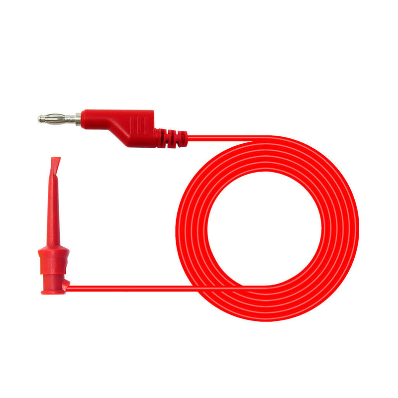 5pcs Banana Plug To Alligator Clips Test Lead Set Copper Wire 1 Meter