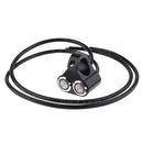 Alloy Handlebar Headlight ON/OFF CNC Dual Push Button Switch Blue Light