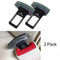 2 Pack Car Seat Belt Buckle Clip Clamp Spun Compatible With For Most Cars