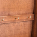 Wooden Key Box Cabinet Wall Mounted Keys Hooks Storage Holder With 6 HooksS Hn
