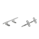 2PACKS 316 Stainless Steel Deck Dock Sleek Line Rope Cleat 8" for Boat/Yacht