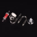 HOT Aquarium CO2 Diffuser Check Valve U Shape Glass Tube Suction Cup for