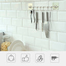 6 Hook Suction Cup Shelf Hooks Kitchen Gadgets Cupboard Home Organizer Stor Gw