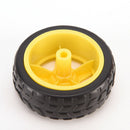 Arduino Smart Car Robot Plastic Tire Wheel with DC 3-6v Gear Motor for Robot MO