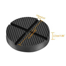 2Pcs Floor Socket Rubber Pad Universal Socket Adapter Car Top Lift Pad Tool