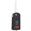 2+1 Buttons Remote Car Key 315Mhz Replacement Remote Car Key Fob For Mazda