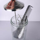Disinfection Jar Container Sanitizer Jar Bottle for Barber Salon Scissors