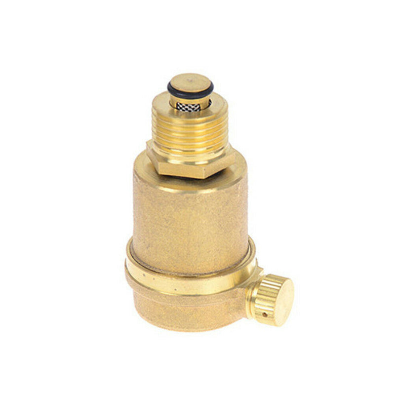 1/2" Brass Air Vent Valve Pressure Vent Valve for Solar Water Heater Relief 3C