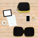 80*80*30mm Square EVA Case Headphone Bluetooth Earphone Cable Storage Box