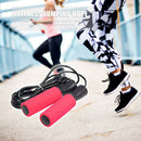 Adjustable Sports Skipping Rope Fitness Ball Bearing Jumping Rope (Pink) A
