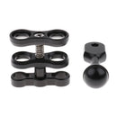 Underwater Ball Clamp Easy Releasing Mounting and Moving Around Clamp for Scuba