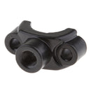 Black 22mm Handlebar Rearview Mirror Bracket Clamp Adapter Holders B+C