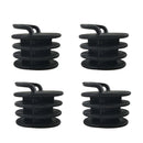 10x Black Scupper Bung Kayak Replacement Accessory Stopper Plug Deck Fittings