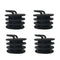 10x Black Scupper Bung Kayak Replacement Accessory Stopper Plug Deck Fittings