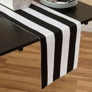 Table Runners Black and White Striped Serape Tablecloth for Wedding Party Decor