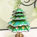 Multi-function Kid Christmas Tree DIY Wooden Educational Toys DIY Kit Home Decor