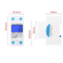 5-32A 230V 50Hz Digital Backlight Display Rail Single Phase Energy Meter