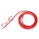 Woman's Candy Color Bowknot PU Leather Waistband - Red T8R1