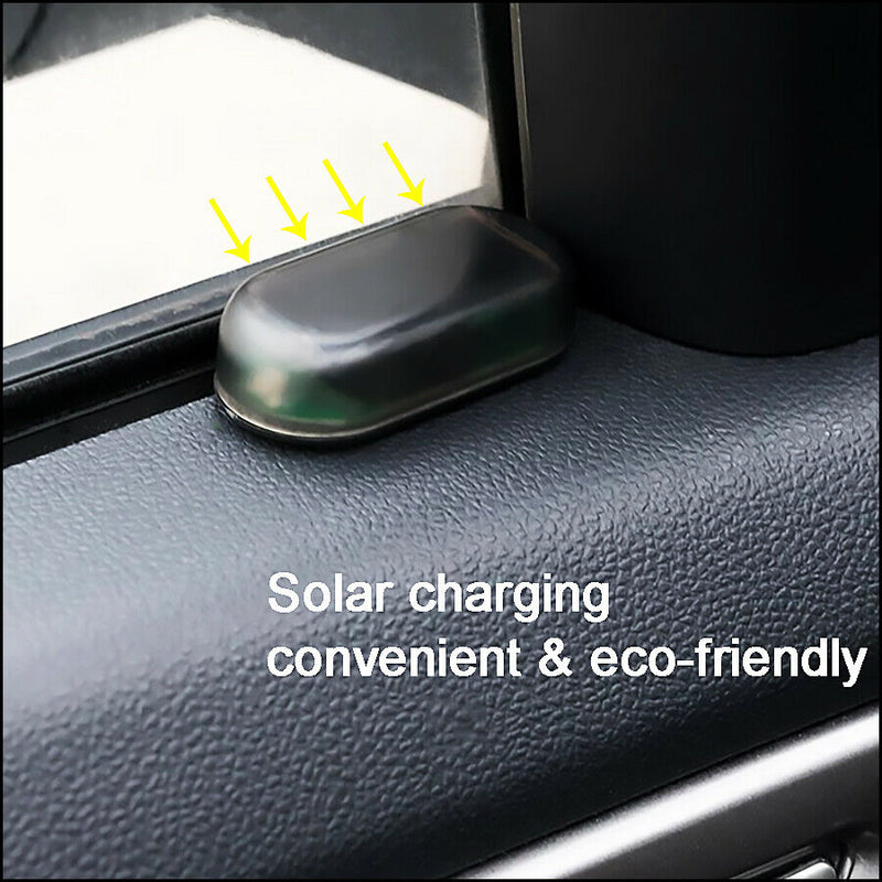 Car Alarm Security Flashing Anti-Theft Solar Energy Warning Sensor LED Light
