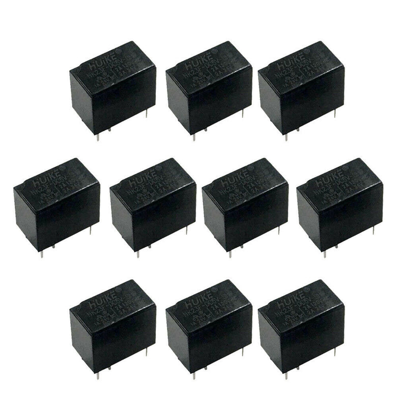 Set of 10Pcs Insulation Resistance Mini Signal Relay HK23F-DC5V-SHG Relay