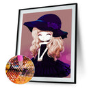 5D DIY Full Drill Diamond Painting Sweet Girl Cross Stitch Embroidery (K12)
