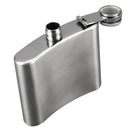 Stainless Steel Hip Liquor Whiskey Alcohol Pocket Flask Gift Box + Funnel J6I1