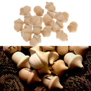 Pack of 100 Unfinished Wooden Acorns Toys for Wedding Party Cake Topper Home