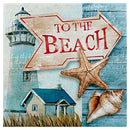 5D DIY Full Drill Diamond Painting Beach Cross Stitch Mosaic Kit Home Decor