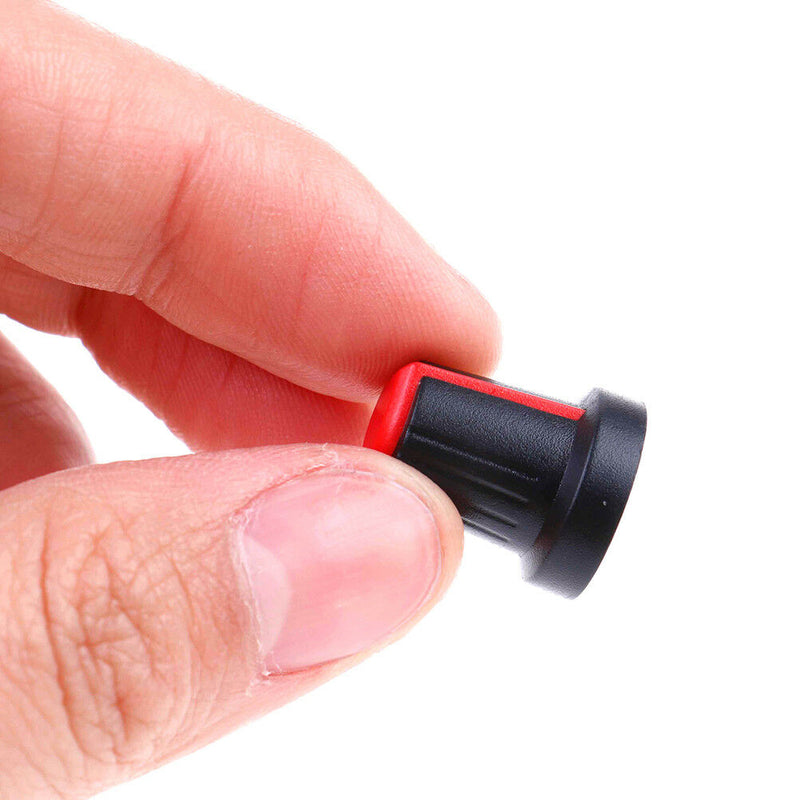 8Pcs potentiometer knob switch cap inside 6mm outside 15mm * high 17mm 3 Kw