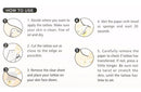 Sexy Removable Waterproof Tattoo Metallic Temporary Tattoo Stickers Body Art 3c