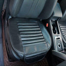 Universal Leather Car Seat Cover Breathable Front Seat Cushion Mat (Black)