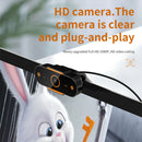 Online Meeting Teaching Noise Reduction Microphone Webcam 1080P USB Web Camera