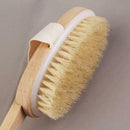 Natural Wood Bath Shower Body Back Brush Bristles SPA Long Handle Scrub Massager