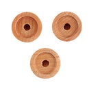 Practical 3x Maple Wood Volume Tone Knobs with Number DIY for Electric Guitar