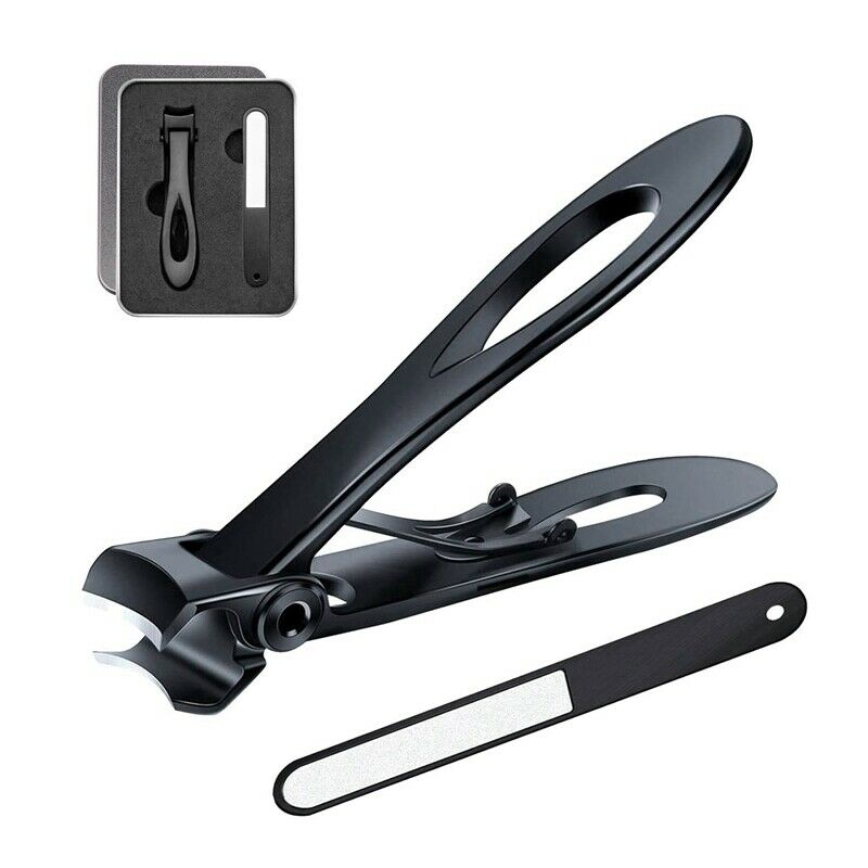 Nail Clipper Set Thick Toenail & Fingernail Cutter With Wide Jaw Opening St H7N2