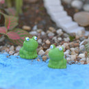 14pcs No Face Men & Mini Frog Micro Landscape DIY Bonsai Flowerpot Decoration