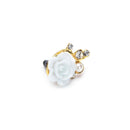 2x 3.5mm Rose Crystal Anti Dust Cap Earphone Jack Plug Stopper For Cell Phon  Ew