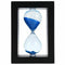 Wooden Frame Hourglass Sand Timer Black Frame Blue Sand ... (Black Frame BluQ2T2