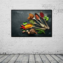 Spoon Spices Canvas Print Painting Picture Wall Art for Home Dinning Room S