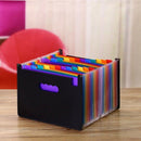 File Folder Organizer 12 24 Pockets Document Organizer Wrap and File Guides A2A5