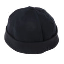 Retro Brimless Caps Sun Hats Topee Warm Skullcap Unisex Men Women Summer Winter