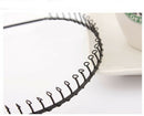 New Black Metal Spear Headband Sports Football Men Unisex Hair Band JR