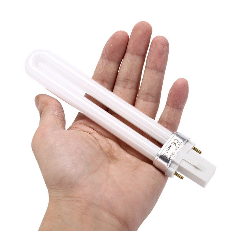 2X 9w uv lamp bulbs for nails lamps replacement gel nail dryer uv light bulb Ew