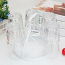 Iron 6 Cup Mug Tree Stand Holder Hanging Kitchen Drainer Storage Rack Hanger