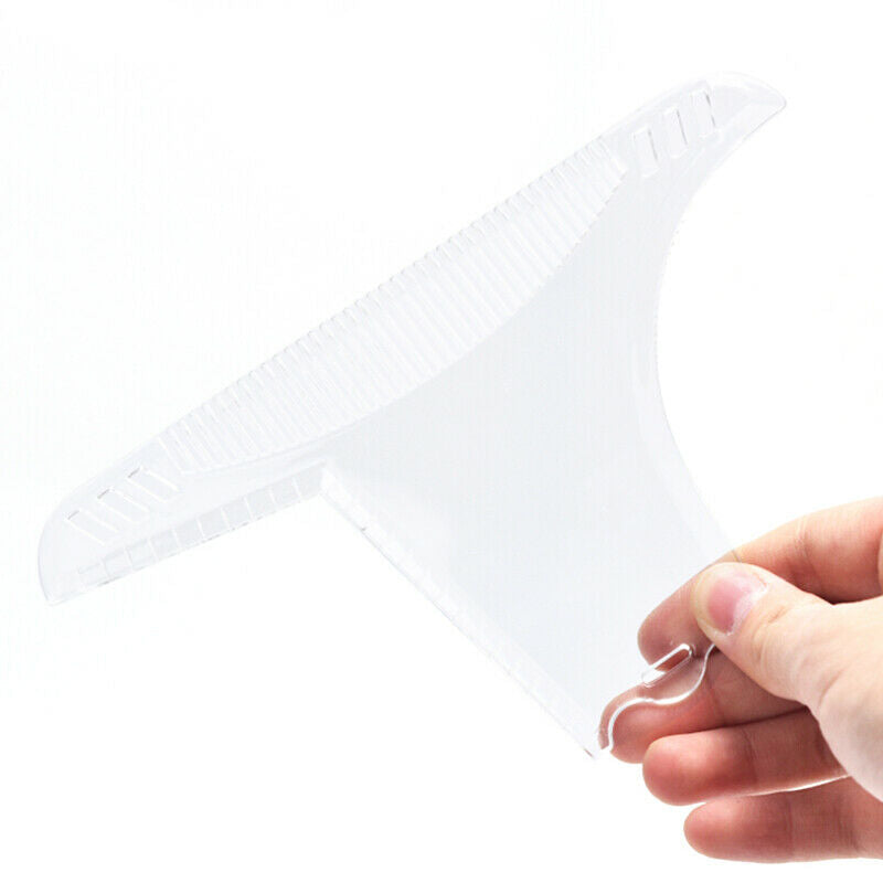 Men's Beard Combs Shaping Styling Tool Comb Transparent for Hair Beards TrimBX