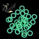 30Pcs/Pack Green Color Camping Nail Night Vision Luminous Tent Nail RingJC!c