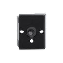 Black Quick Release Plate Adapter for Manfrotto Tripod 200PL-14 323 390 QR Plate