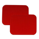 Pack of 2 Silicone table mat Supports for dishes Hot By Cooking tools Multi