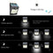 120LED Solar Two-Sided PIR Motion Sensor Wall Light Outdoor Garden Lamp