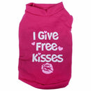 Small pet dog t shirt New clothes cat pet puppy summer shirt - Rose Red XS
